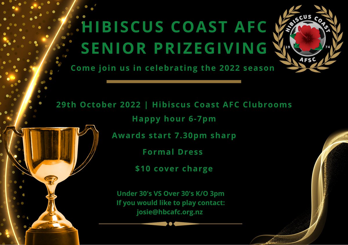 Our Senior Prizegiving is this Saturday 🏆