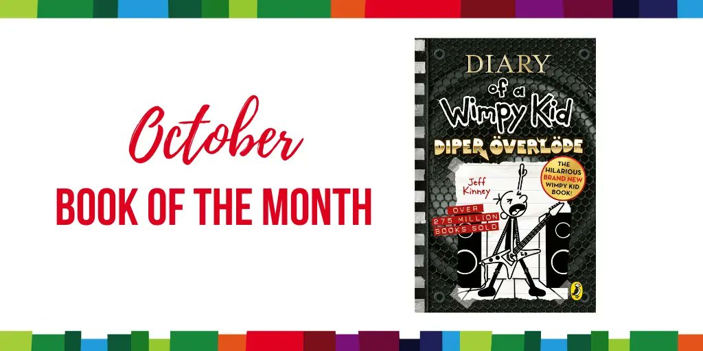 WIN Book of the Month, Diper Överlöde! In the hilarious new instalment of the ever-popular Diary of a Wimpy Kid series, Greg finds out the road to fame & glory isn't always easy. To enter: RT, FLW & tell us if you've ever been in a band? UK/IE Ends30/10 @WimpyKid @PuffinBooks