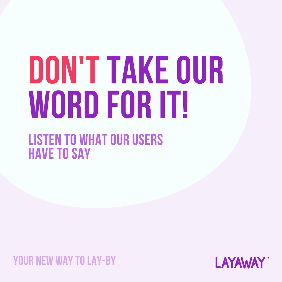 layawayza's tweet photo. LAYAWAY is safe, secure, and easy to use, and it will help you #BuyBetter and save more in the long run! ππ½Β
But donβt listen to usβ¦ Listen to our users ππ½
If youβre convinced, sign up on LAYAWAY now: https://t.co/YDIq7Rbdlg πβ¨
#MyLAYAWAY #PlanSaveBuild #LaybyOnline https://t.co/lBv6gEh8Ty