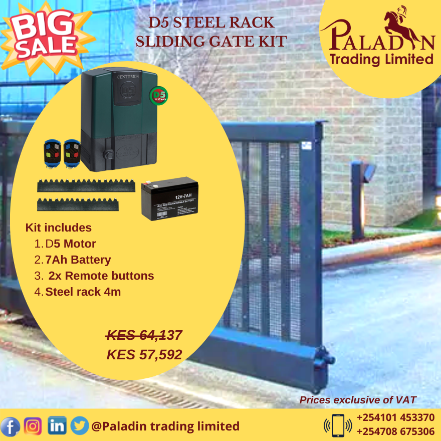 paladin_trading's tweet photo. Did you know that by having your gate automated you reduce your operational costs? In a situation where you would need two security guards, you will need one or none. Get these amazing deals today. #protectyourpremises #guardyourhome #SaveCosts #securitysolutionss #automatedgate https://t.co/dnodomPuQe