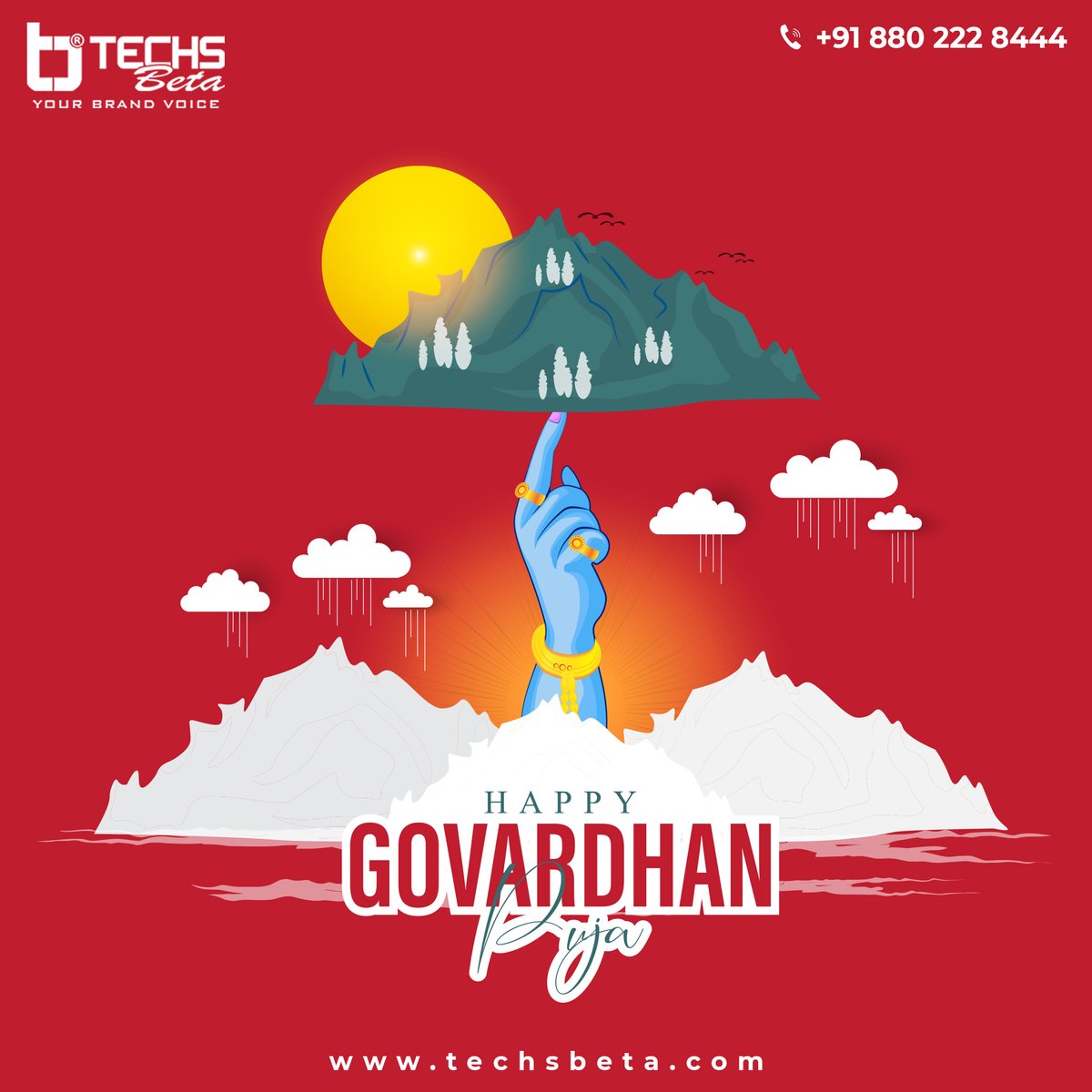 TechsBeta's tweet image. #Techsbeta wishes on the auspicious day of Govardhan Puja for your well-being and May you receive everything that you desire.
𝑯𝒂𝒑𝒑𝒚 𝑮𝒐𝒗𝒂𝒓𝒅𝒉𝒂𝒏 𝑷𝒖𝒋𝒂 𝒕𝒐 𝒂𝒍𝒍 𝒐𝒇 𝒚𝒐𝒖.  
#aligarh #amu 
#goverdhan #vrindavan #krishna #barsana #mathura #radhekrishn #radhe