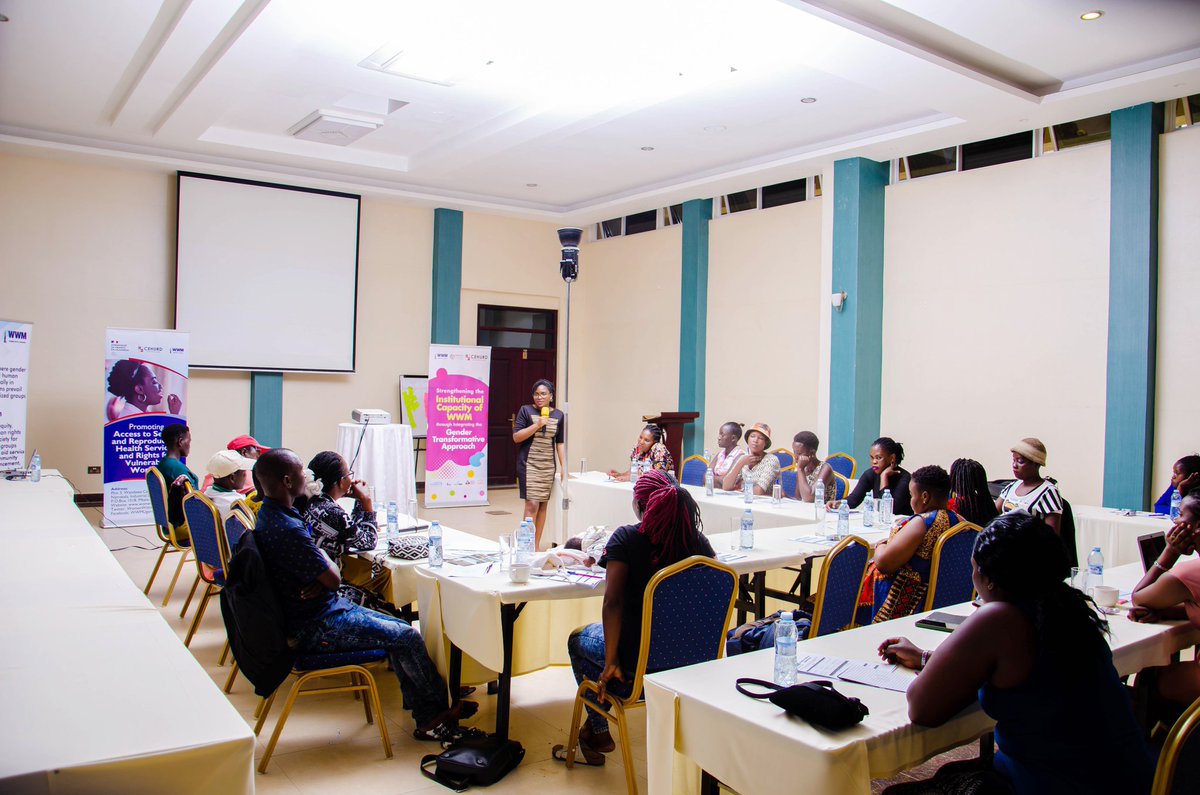 WomenWithAMiss1's tweet image. Through the #PISCCA Project funded by the @FrenchEmbassyUg through @cehurduganda, we identified and trained 20 SRHR/GBV Change Agents with the aim of strengthening the capacity of grassroot Sex Workers movement to demand for accessibility of SRHR Services