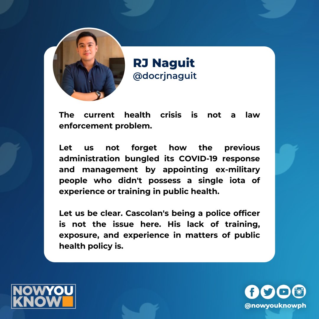 Akbayan Youth Chair RJ Naguit calls on President Ferdinand Marcos Jr. to rescind the appointment of the Department of Health (DOH) Usec. Camilo Cascolan. Full thread: x.com/docrjnaguit/st… #NowYouKnow #NYK