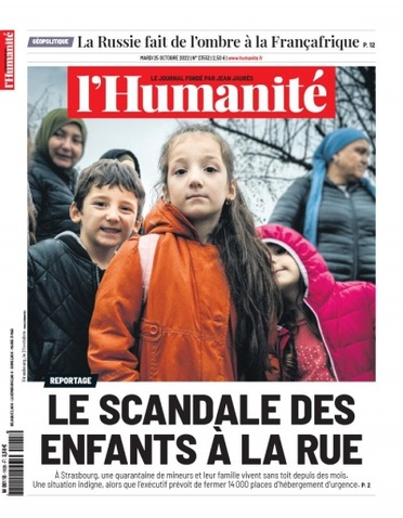 Manuel_Domergue's tweet photo. Merci @humanite_fr de faire la une ce matin sur ce scandale. https://t.co/p3Nc4VJgYA