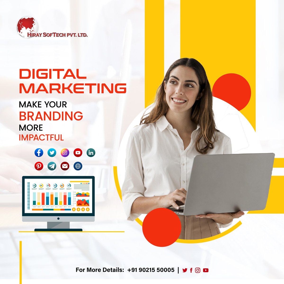 hiraysoftech's tweet photo. #hiraysoftech
Make your Branding more impactful
#digitalmarketing #marketing #socialmediamarketing #socialmedia #business #seo #branding #marketingdigital #onlinemarketing #entrepreneur #instagram #advertising #contentmarketing #marketingstrategy #digitalmarketingagency #digital https://t.co/Wlfsshxa5g