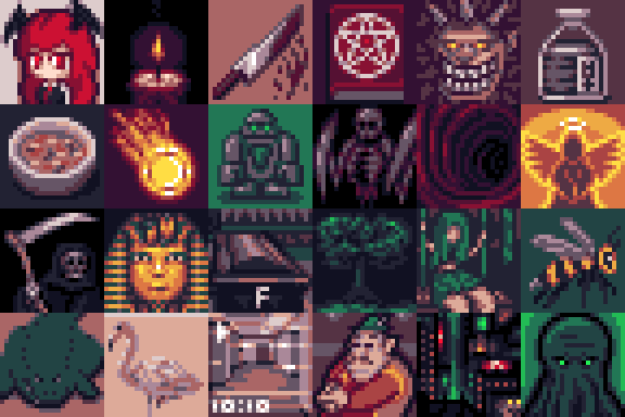 enonigmus's tweet photo. My #pixelart entries for the #PAD24 challenge https://t.co/el8HHseYiJ
