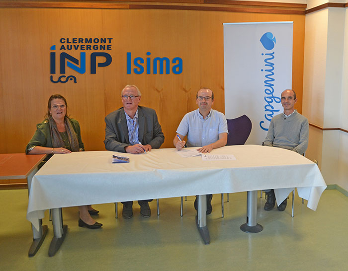 isima5's tweet image. Renouvellement de la convention entre l’ISIMA et CAPGEMINI qui entretiennent des relations privilégiées depuis 2014.
Ce partenariat a été renouvelé ce vendredi 21 octobre 2022, par la signature d’une convention pour 3 ans, événement à la fois formel et symbolique.