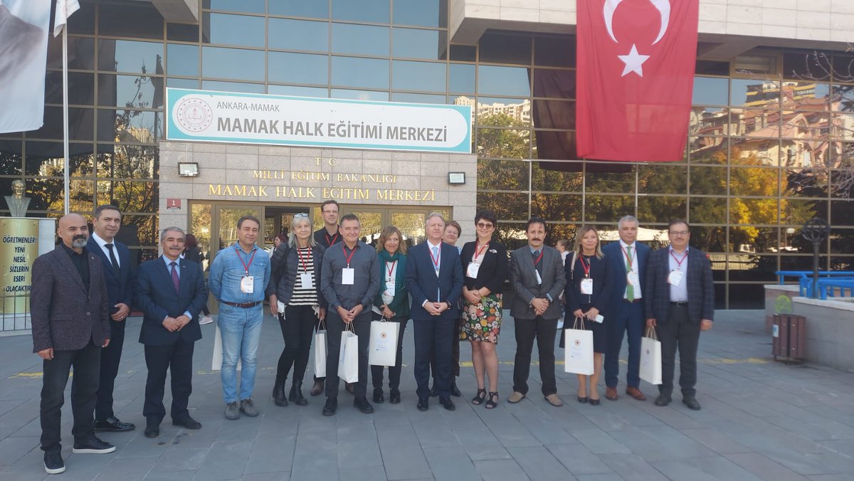 First day of the second meeting of the #TUSIM project. Partners from <a href="/SchoolHeadsESHA/">ESHA</a>, <a href="/adslleida/">ADSLL</a> and  <a href="/MamakilceMem/">Mamak İlçe Millî Eğitim Müdürlüğü</a> discussing on the digital management tools used in the diffferent countries. Great job being done so far. <a href="/EUErasmusPlus/">Erasmus+</a>