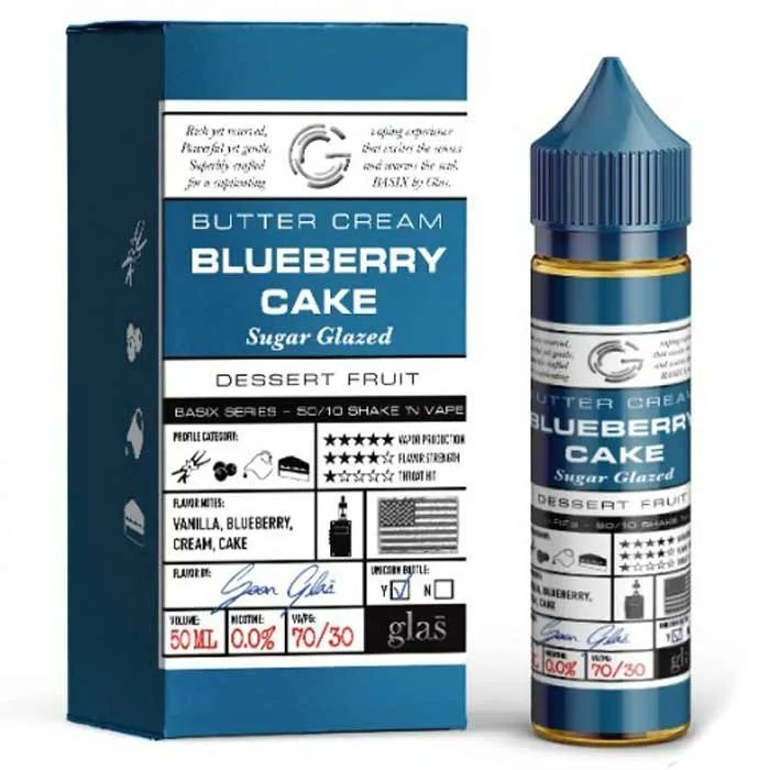 uk_vapour's tweet photo. Blueberry Cake Short Fill 50ml by Glas Basix. Warm, velvety layers of rich vanilla cake, sweet buttercream and fresh blueberries, drizzled in a sweet sugar glaze. Any 2 for just £25!👉🏻https://t.co/BFiXigyyY1 #Glas #Basix #eliquid #vaping https://t.co/IkIphBVEgZ