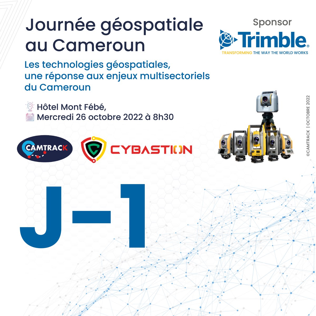 camtrackgps's tweet photo. COMING SOON…
#journeegeospatialeaucameroun #camtrack #cysbation #trimble https://t.co/0HZC0CYCvy