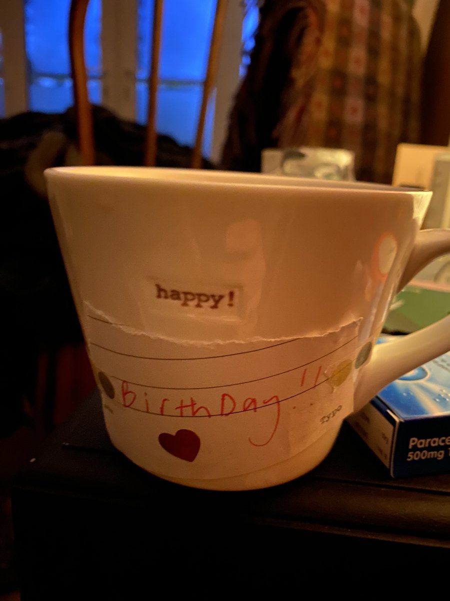 Best birthday cuppa ever! Thanks Jennie. X