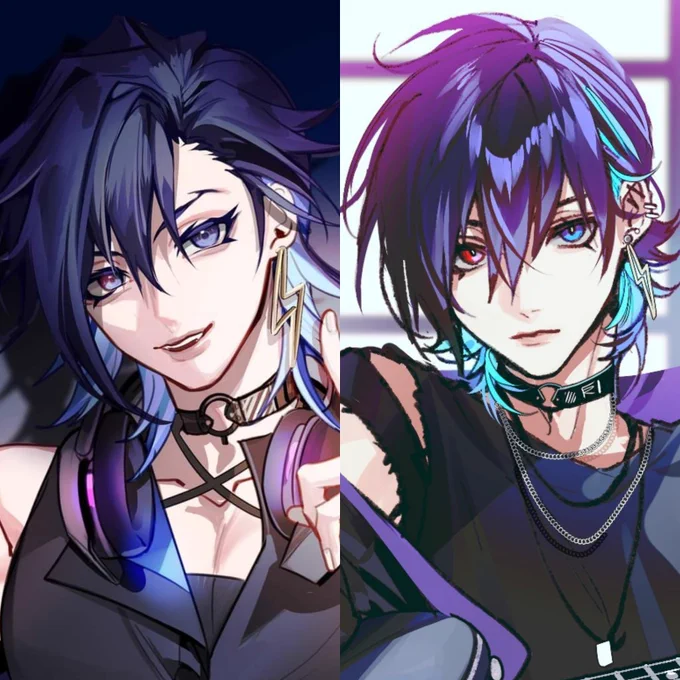 I randomly look at the first art I drew for U5 and the currently art and I see how much my artstyle improved. I even able to draw background. Not so long as 1 year just wanna thank you for coming to my life, my oshi. Glad to see you improving everyday and so do I  