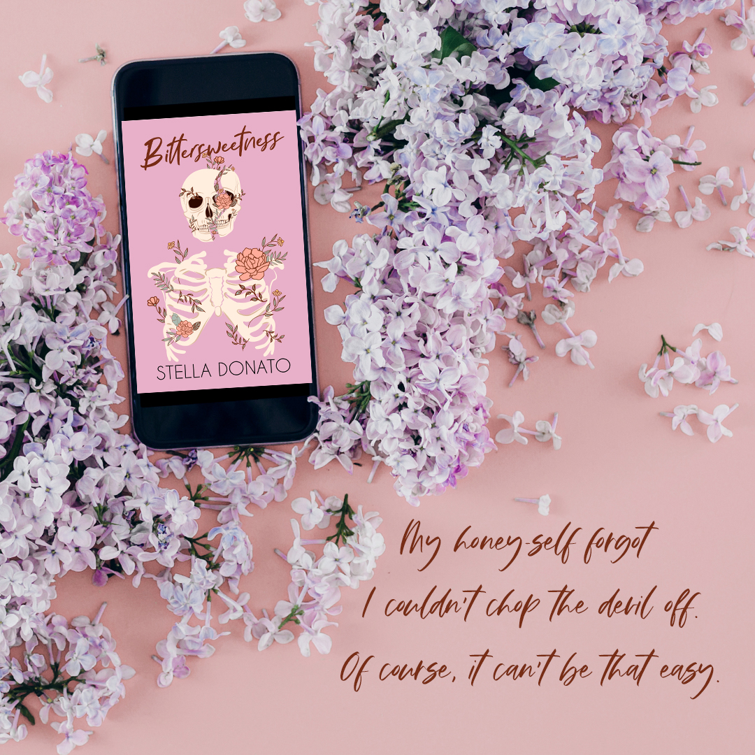 Bittersweetness: Poems by Stella Donato🖤✨ This is from one of my poems:

'My honey-self forgot
I couldn't chop the devil off.
Of course, it can't be that easy.'

amazon.com/Bittersweetnes…

#indieauthor #writingcommunity #bookrecs #poetry #debutbooks