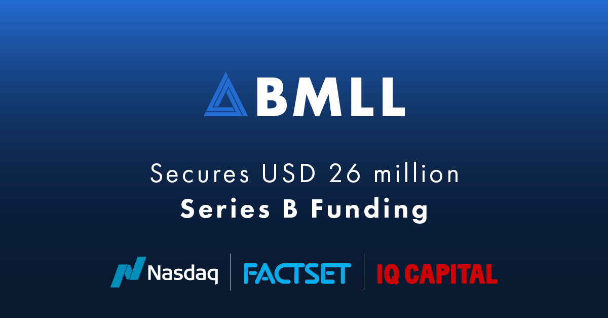 bmlltech's tweet photo. Proud to announce that BMLL has closed its Series B funding round, securing a USD 26 million investment led by @Nasdaq Ventures, @FactSet and @IQ_Capital_Fund. The investment will fuel its product and geographic expansion.
https://t.co/5LWGj0qZgK https://t.co/k0C9sEbfFK