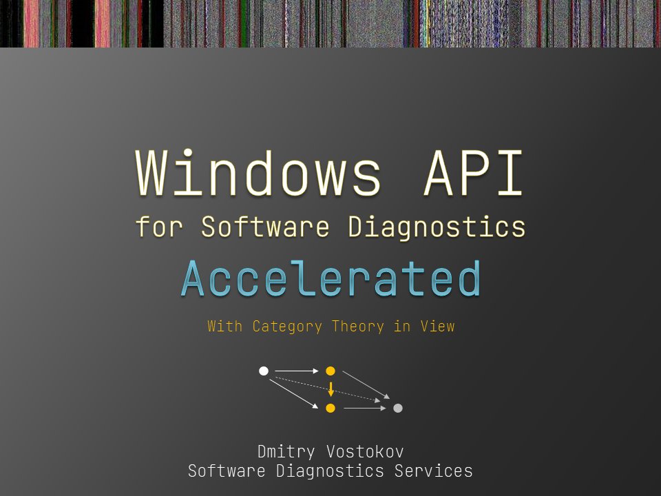 DumpAnalysis's tweet image. One week is left before the start of Accelerated Windows API for Software Diagnostics: With Category Theory in View training patterndiagnostics.com/accelerated-wi… #windowsapi #diagnostics #categories #windbg
