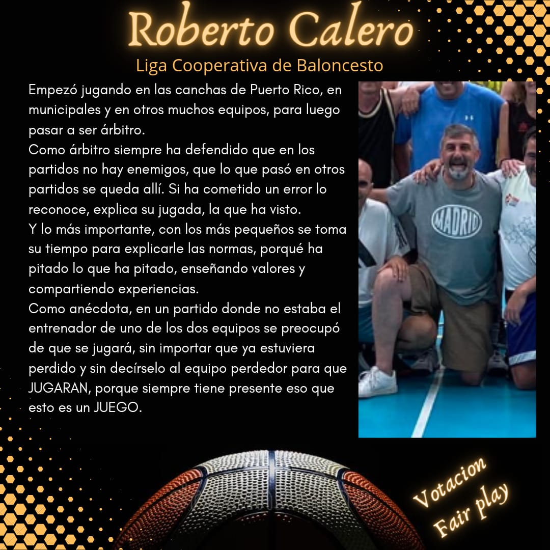 ligacooperativa's tweet photo. ROBERTO CALERO #VotaFairPlay #LigaCooperativaMadrid @ligacooperativa https://t.co/WVViRVnhvv