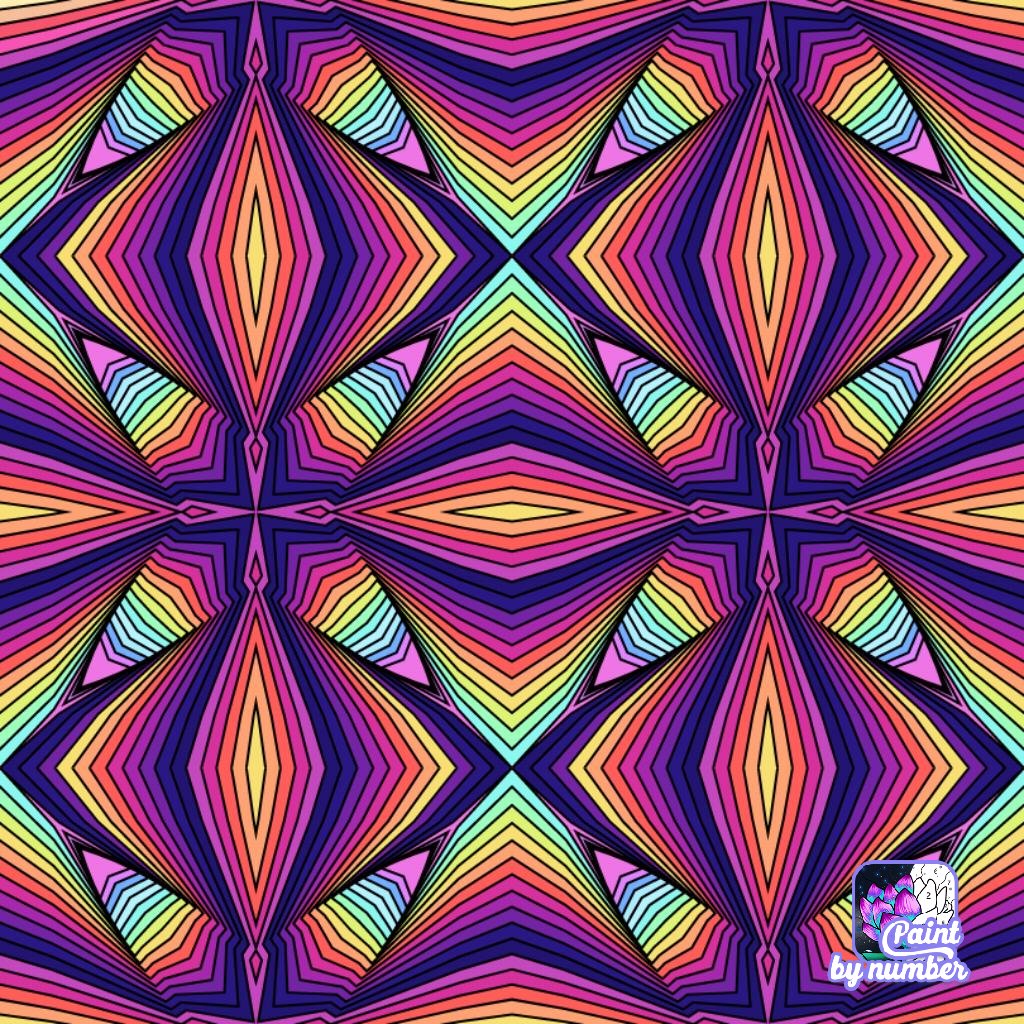 SynthiaStark's tweet photo. Very trippy. #ColourbyNumber https://t.co/7b950BwLrN