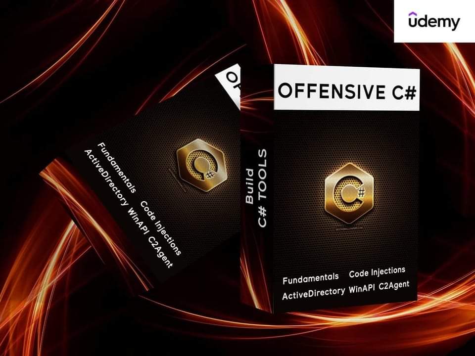 Ox4d5a's tweet photo. GIVEAWAY of my offensive c# course.
Like and Retweet this tweet to participate in the giveaway.
5 winners will be picked on saturday this week

https://t.co/uPYQfqmnM4

#infosec #redteam #bugbounty https://t.co/KhkCZOqg9m
