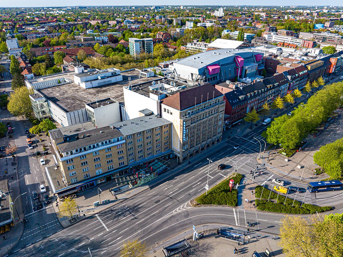Union Investment startet Quartiersentwicklung Wandsbek Markt in Hamburg. Geplant ist die bauliche Umsetzung des Gesamtprojektes ab 2024. Die Fertigstellung ist für Ende 2027 vorgesehen. #realestate
