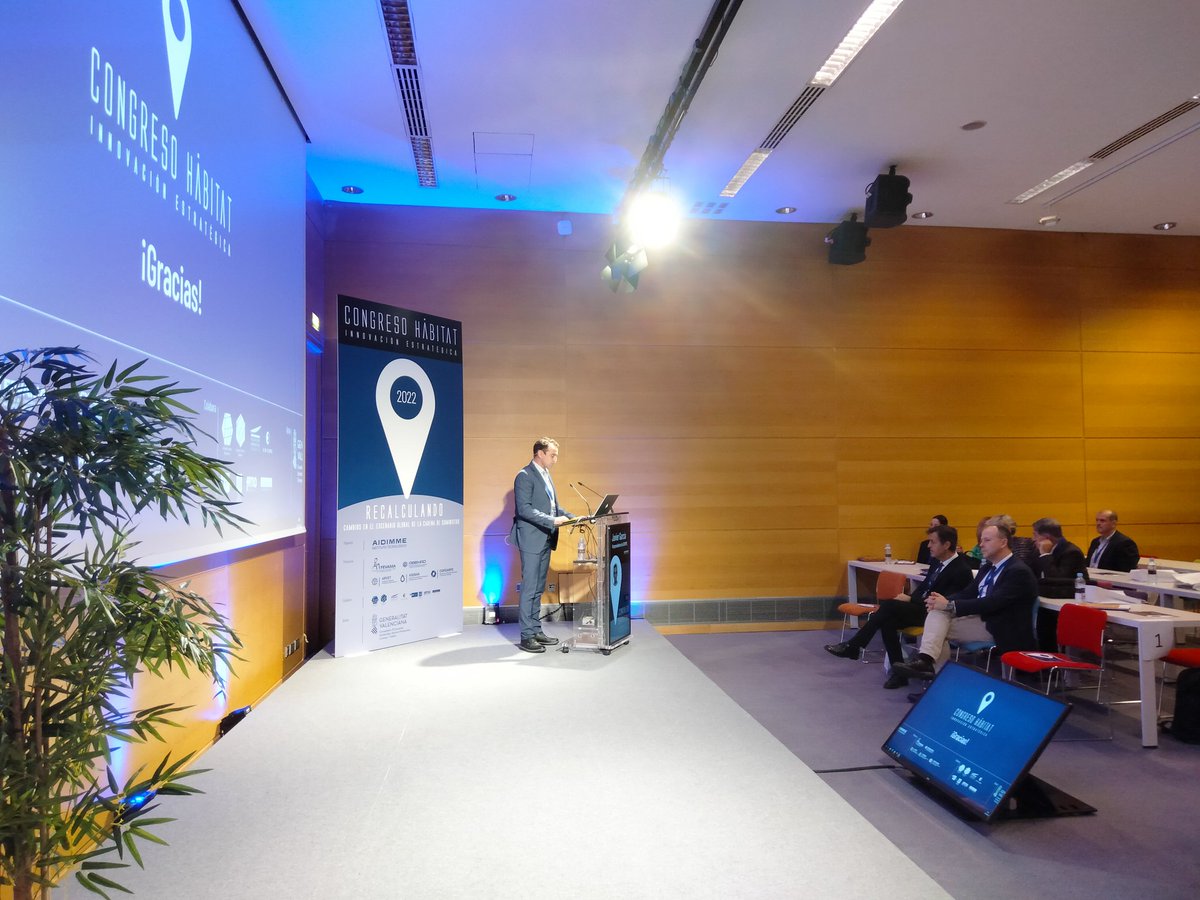 AIDIMME's tweet photo. D. Francisco Javier García, Vicepresidente de @AIDIMME inaugura @CongresoHabitat #congresohabitat2022

#fevama #asemad #cofearfe #aseban https://t.co/3MGeXPSKtU