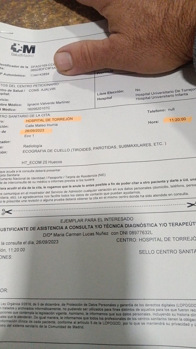 Una cita de hoy 25 de octubre de 2022 para el 26 septiembre de 2023.