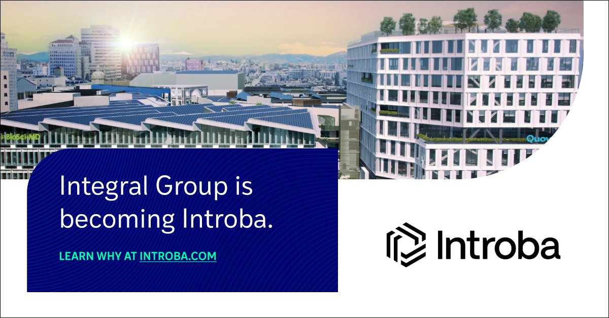 Integral Group is rebranding as Introba at the end of this year. Our proud legacy of providing leading-edge, deep green engineering, design and consulting services continues under this new brand name. 

Learn more about this exciting new chapter at introba.com.