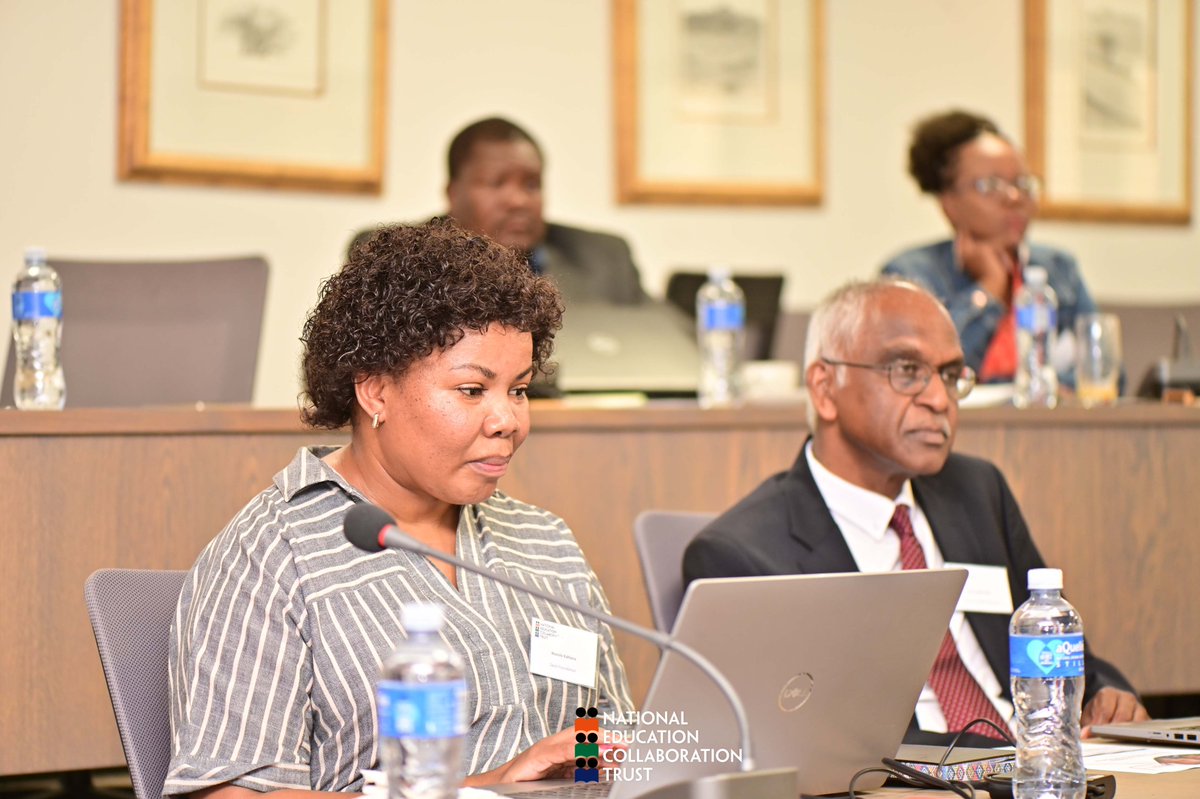 The_NECT's tweet photo. Consolidation of the post Covid-19 Recovery Agenda in Education.

The session commenced with a presentation from the NECT CEO, Mr. Godwin Khosa, which focused on the organization's key successes and strategic contributions in 2021. https://t.co/kfCu41FNtC