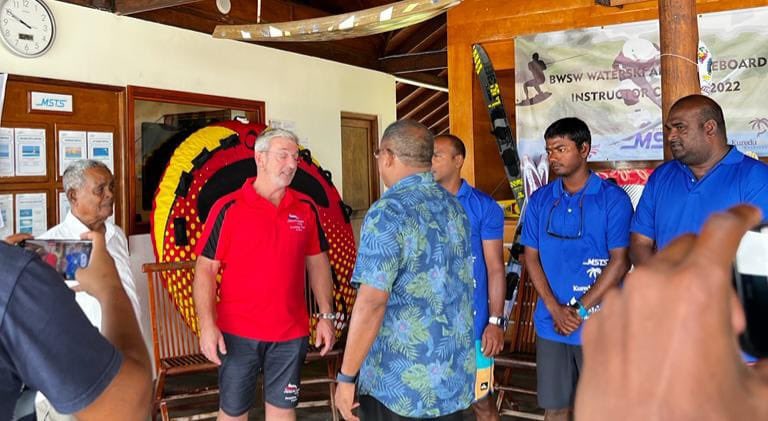 On 24th Oct Minister <a href="/Mausoom_Maus/">Abdulla Mausoom</a> congratulated the participants &amp; trainers of Ski Board Driver and Coaching Course by <a href="/BWSWHQ/">BWSW</a> and @BeachMsts. Minister thanked <a href="/KureduResort/">Kuredu Island Resort & Spa</a>, organisers and participants for their support in development and promotion of #Maldives sports tourism.