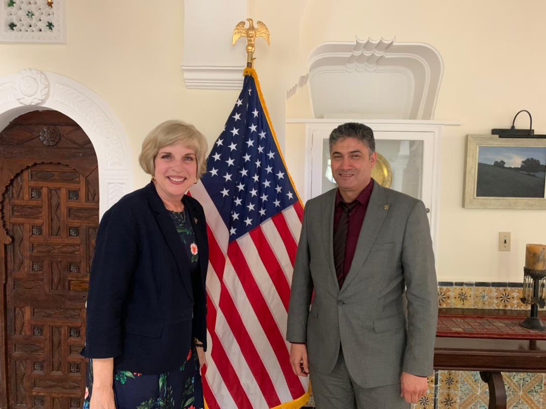 Enjoyed meeting with Salim Merah to discuss legislative issues, including draft laws and priorities for the foreign affairs committee. #USinDZ #PolDZ