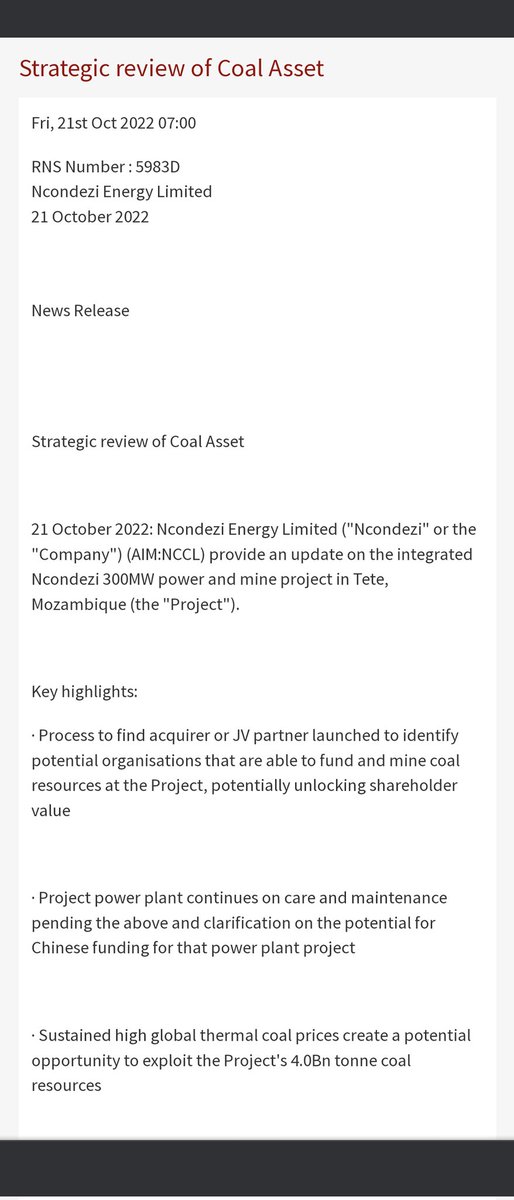 MetalTrack's tweet photo. Hey #Germany! Hey #China! Hey North #America! 

Winter is coming. If you want to stay warm this year, #NCCL @Ncondezi_Energy has got 4 BILLION TONNES of something that provides a lot of heat.

Make them an offer. Ask for Hanno Pengilly. https://t.co/bHSCRStzFI