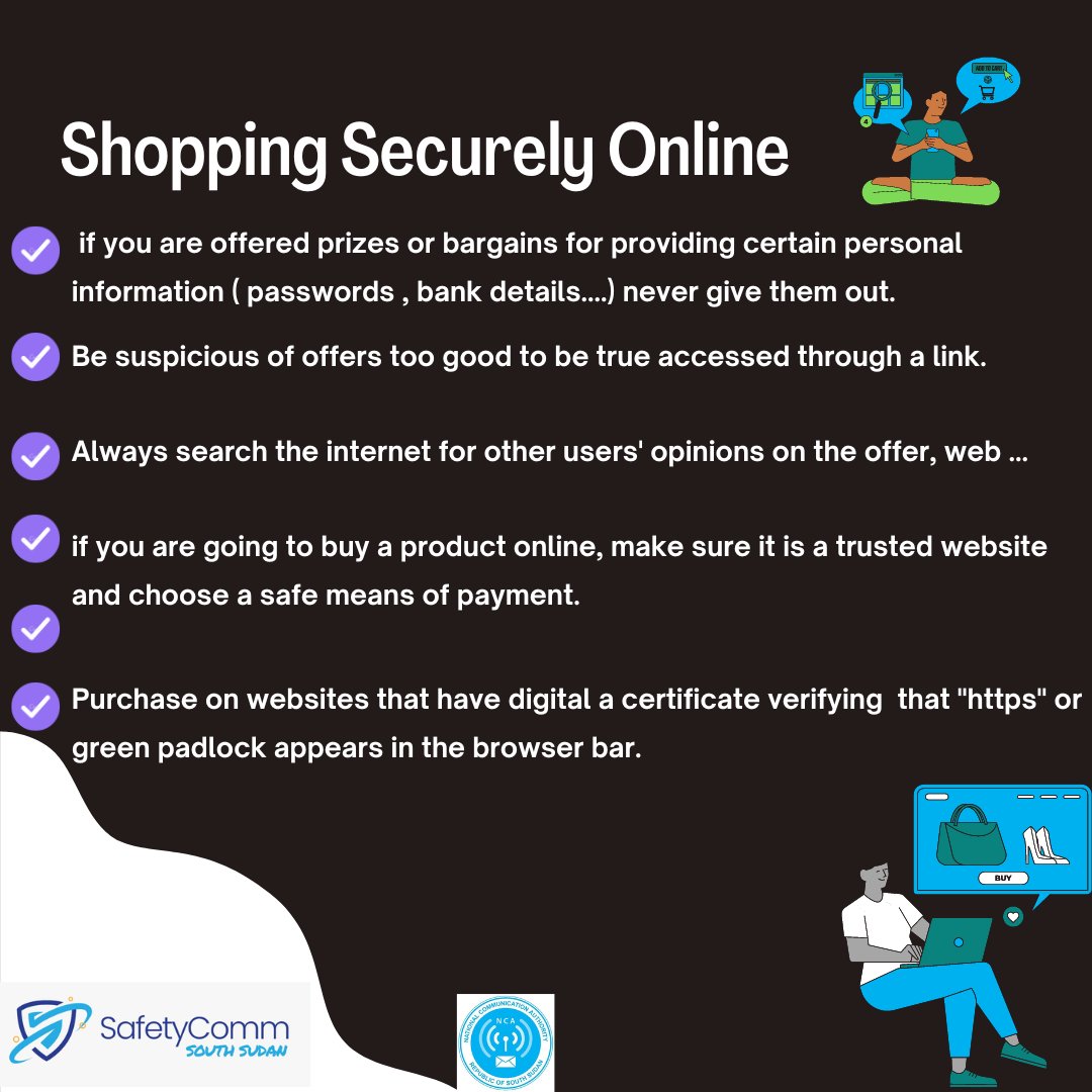 SafetyComm_SS's tweet photo. scammers can really suck the joy out of shopping. Check out our online shopping safety tips so you can avoid becoming their latest victim. #CybersecurityAwarenessMonth  #SecuringOurConnectivity #SeeYourSelfInCyber #SaferOnlineExperienceForAll  #BeCyberSmart #SSOT https://t.co/1DCPvLOdwS