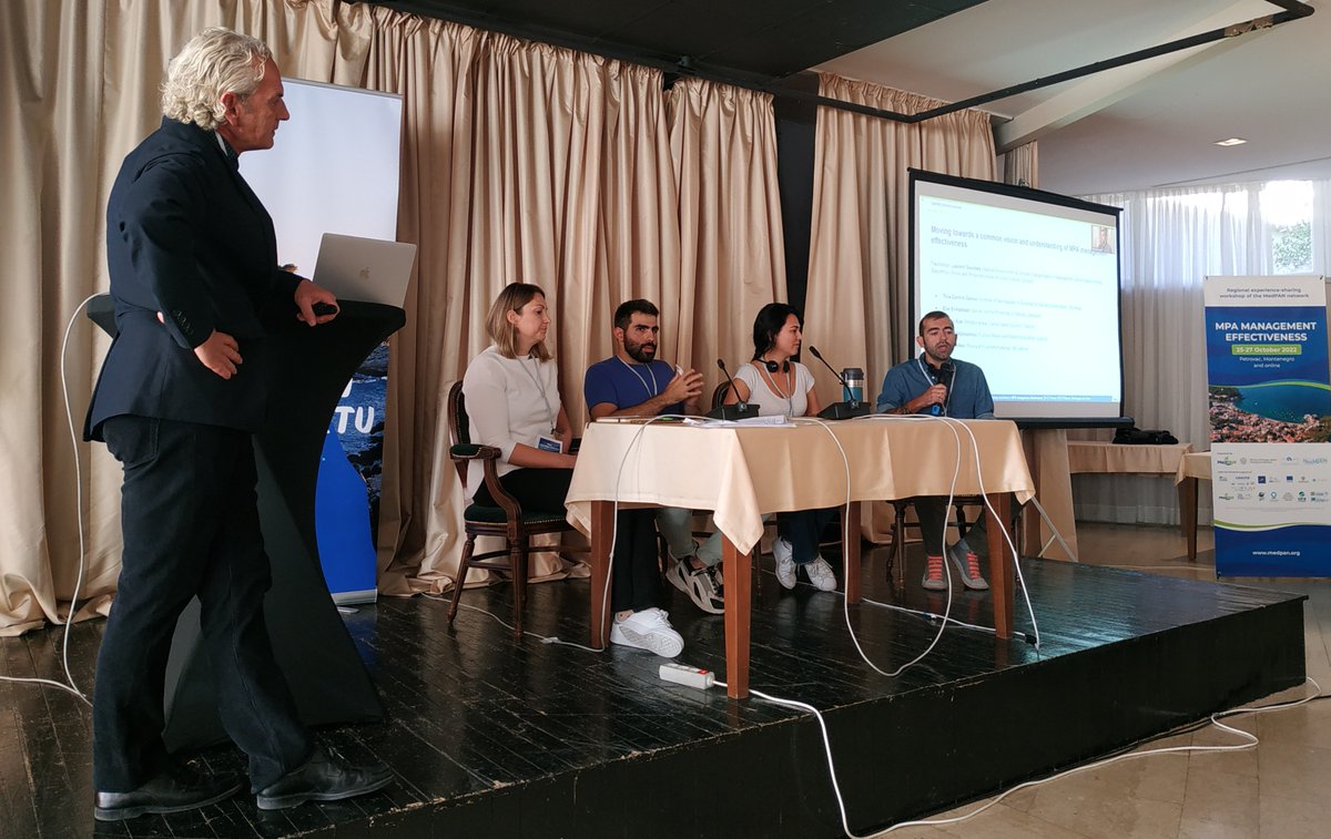 Opening the 1st day of the Regional Experience-Sharing Workshop with a plenary session.

Topics discussed:
➡️Establishment of the 1st MPAs in Montenegro
➡️Introduction to the workshop
➡️Discussion panel on effective MPA management?

Stay tuned 💻

#MedPANworkshop