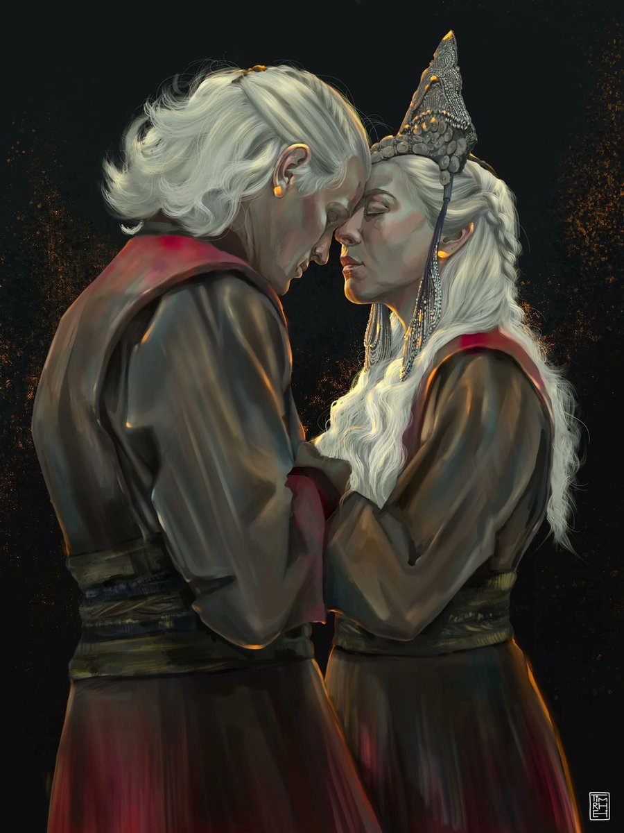 DW_Tim's tweet photo. "My love"
#HouseOfTheDragon #targaryen #Deamontargaryen #RhaenyraTargaryen https://t.co/Hpm2opMEND