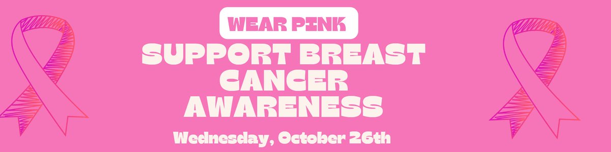 Tomorrow is pink day at PKES to support breast cancer awareness. Also, students can wear a hat for a minimum $1.00 donation. All proceeds will go to the Pink House of Charlotte.  #PanthersEngaged