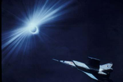 spacegeeksindia's tweet photo. In 1995, Indian Air Force observed Total Solar Eclipse. Requesting @PMOIndia @IAF_MCC to capture a footage of today's solar eclipse to create awareness about Space, Science and Technology among youth. Image Credits: Vigyan Prasar https://t.co/cGOIv8NMOD