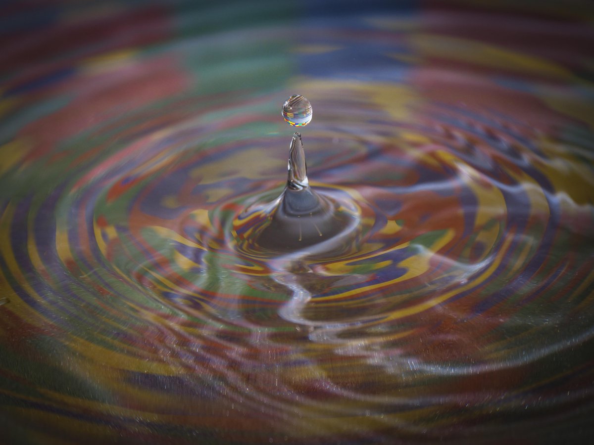 Getting all creative at a recent @Welshot Academy evening. Oil in water along with water drops. Always fun evenings.