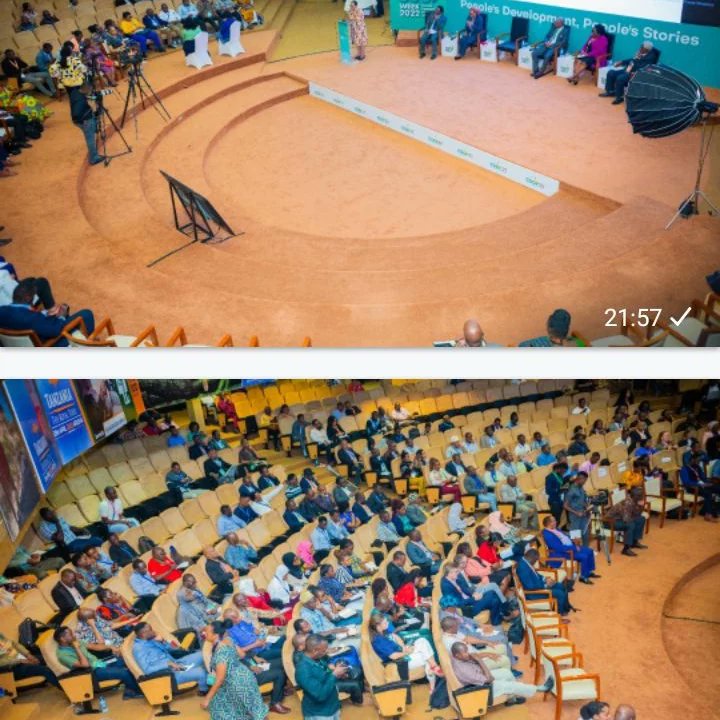 tnrforum's tweet photo. #TNRF and #PolicyForum are taking stage in the 2022 CSOs weeks 24-28 October 2022 at #AICC confence in Arusha. Among of key issues deliberated in day one include;
-Footprints of #CSOs in East Africa
-Sustainability of the CSOs.
-People centered approach by CSOs.
#CSOWeek2022 https://t.co/4iv0UwxHNF