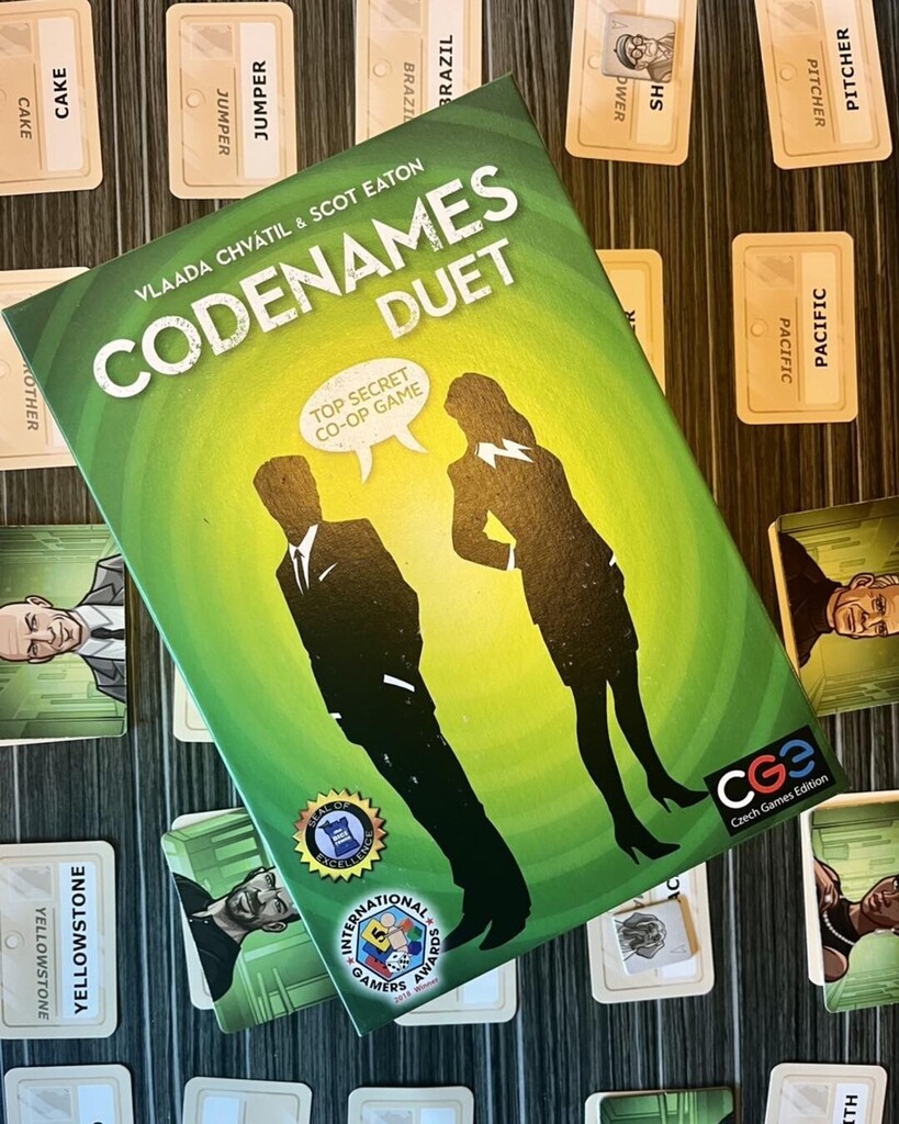 PlayAtBoard's tweet image. You guys asked for it so we’ve added it to our every-growing library! 🕵️‍♀️ Codenames Duet is specifically designed for two players but with a challenge that is significantly upped! You REALLY need to know each other well to succeed at this game. Pop dow… instagr.am/p/CkIIHNHoCz6/
