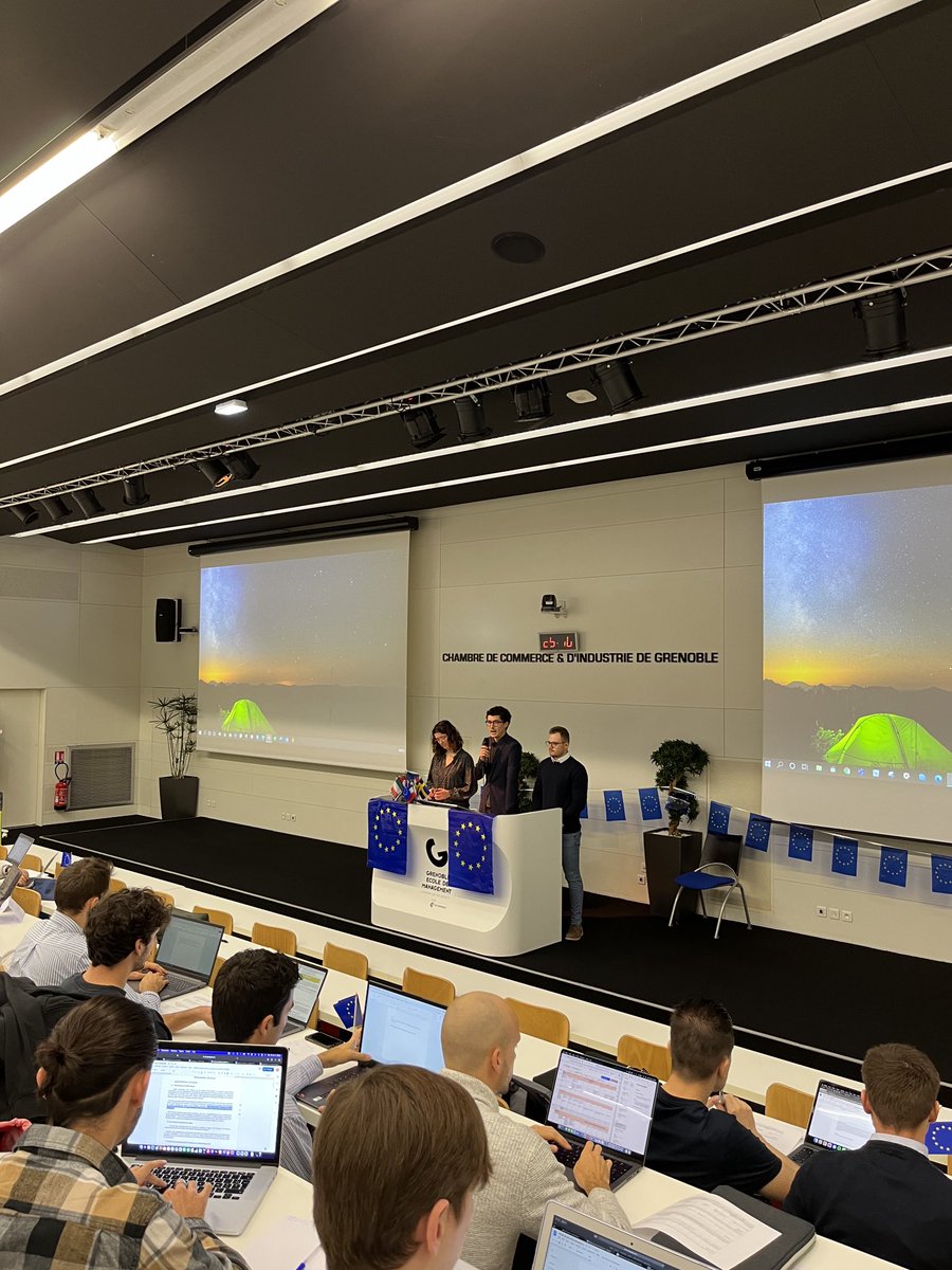 La CCIA promeut ses intérêts dans la négociation du dsa (simulation ⁦<a href="/SciencesPo38/">Sciences Po Grenoble - UGA</a>⁩ ⁦<a href="/Grenoble_EM/">GEM - Alpine Business School</a>⁩ ) ⁦<a href="/EUROPORTER22/">EUROPORTER</a>⁩
