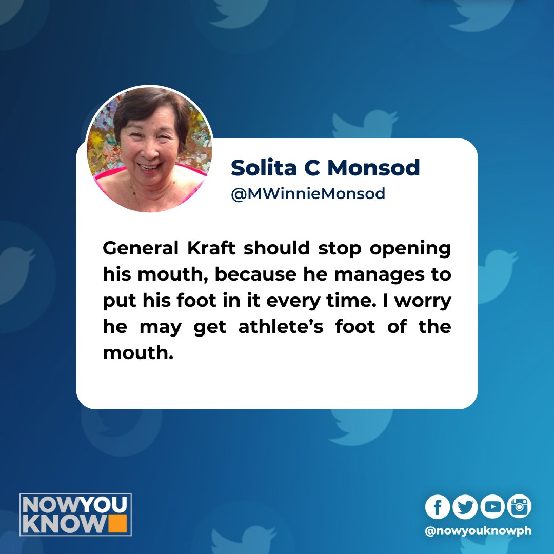 Columnist Solita 'Winnie' Monsod comments on Southern Police District director BGen. Kirby John Kraft's statement that the Percy Lapid murder has already been solved. READ: cnnphilippines.com/news/2022/10/2… #NowYouKnow #NYK