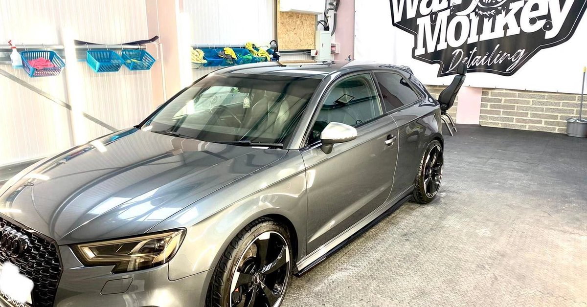 WaxMonkeyDarlo's tweet photo. Lovely Audi S3 been with us for the last couple of days
Full clean and decontamination, clay treatment, triple stage machine polish and finished of with a full ceramic coating
#paintworkprotection #machinepolish #cardetailing #paintworkcorrection #Waxmonkey #ceramiccoating https://t.co/50zizN3IHa