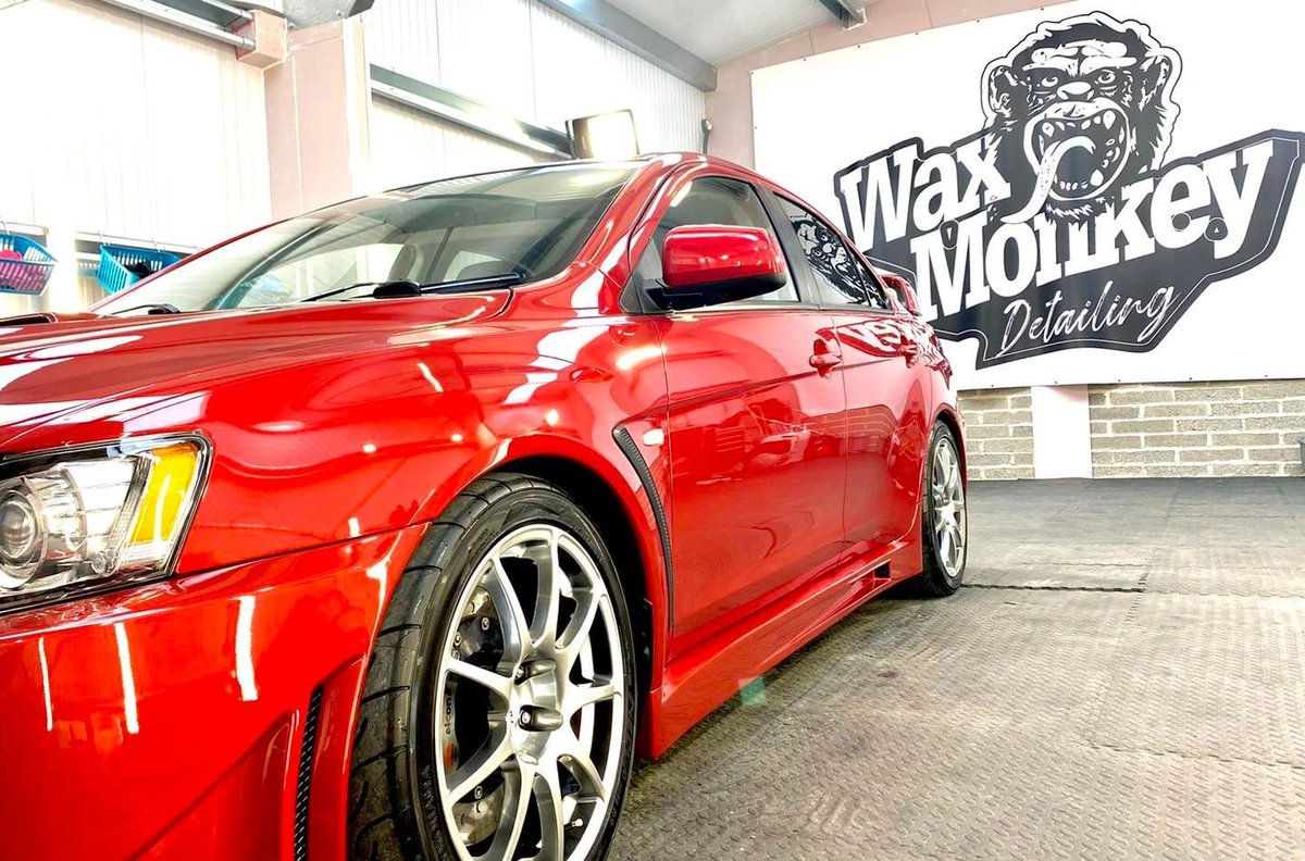 WaxMonkeyDarlo's tweet photo. Had the pleasure of working on this beautiful and rare EVO-X FQ400 this week
Full deep clean, decontamination, clay treatment, triple stage polish and ceramic coating to all body work, wheels and glass
#machinepolish #paintworkprotection #paintworkcorrection #ceramiccoating https://t.co/EBacBFXc6t