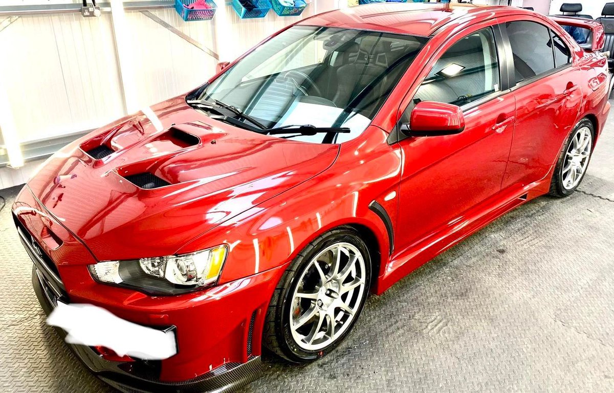 WaxMonkeyDarlo's tweet photo. Had the pleasure of working on this beautiful and rare EVO-X FQ400 this week
Full deep clean, decontamination, clay treatment, triple stage polish and ceramic coating to all body work, wheels and glass
#machinepolish #paintworkprotection #paintworkcorrection #ceramiccoating https://t.co/EBacBFXc6t
