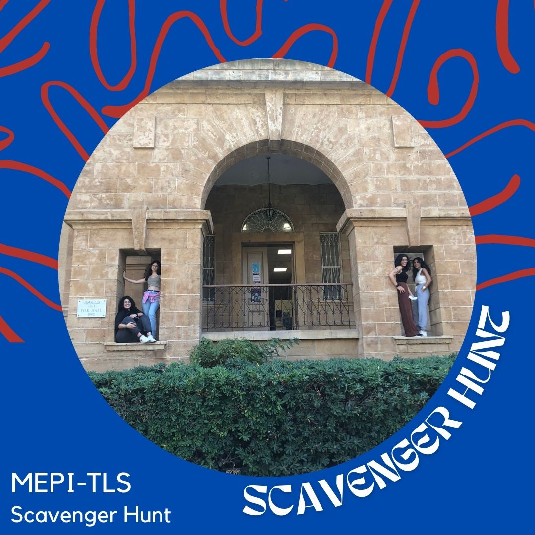 aub_mepi's tweet photo. Let's have a look at the beautiful photos the MEPI-TLS STM teams took during their scavenger hunt last week. The students were divided into groups and went on a scavenger hunt around AUB taking selfies in front of buildings or offices that ...(1/2)

#stm #mepimeetings #mepiteams https://t.co/g7NTD7DT53
