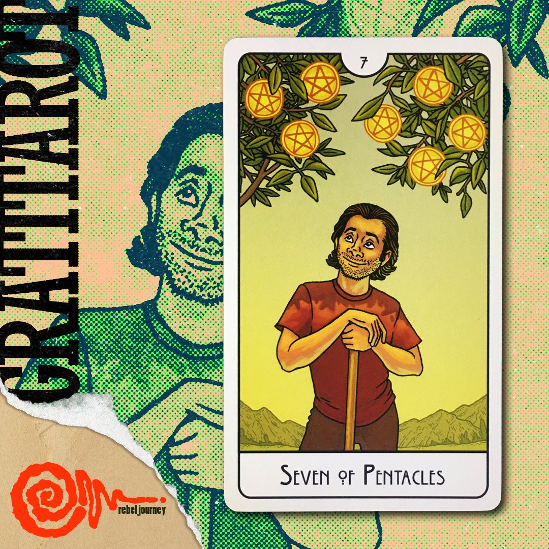 Today I am grateful for my husband and his green thumb. Our house is always full of growing plants. What gratitude does this image inspire for you? The This Might Hurt Tarot by Isabella Rotman. #gratitarot #gratitude #tarot #thismighthurttarot #plants