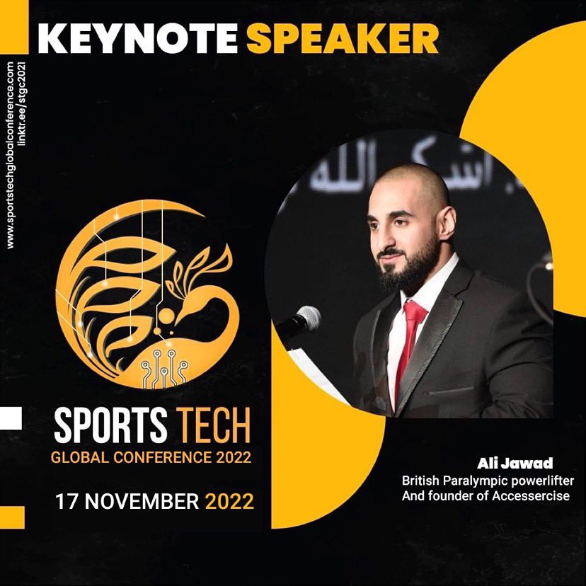 Accessercise (@accessercise) on Twitter photo We are super excited to be attending SportsTech Global Conference where our co-founder <a href="/AliJawad12/">Ali Jawad PLY</a> will be a keynote speaker about how we will aim to change the accessibility of exercise to the disability community. We can’t wait to showcase the app to the world! We are super excited to be attending SportsTech Global Conference where our co-founder <a href="/AliJawad12/">Ali Jawad PLY</a> will be a keynote speaker about how we will aim to change the accessibility of exercise to the disability community. We can’t wait to showcase the app to the world!