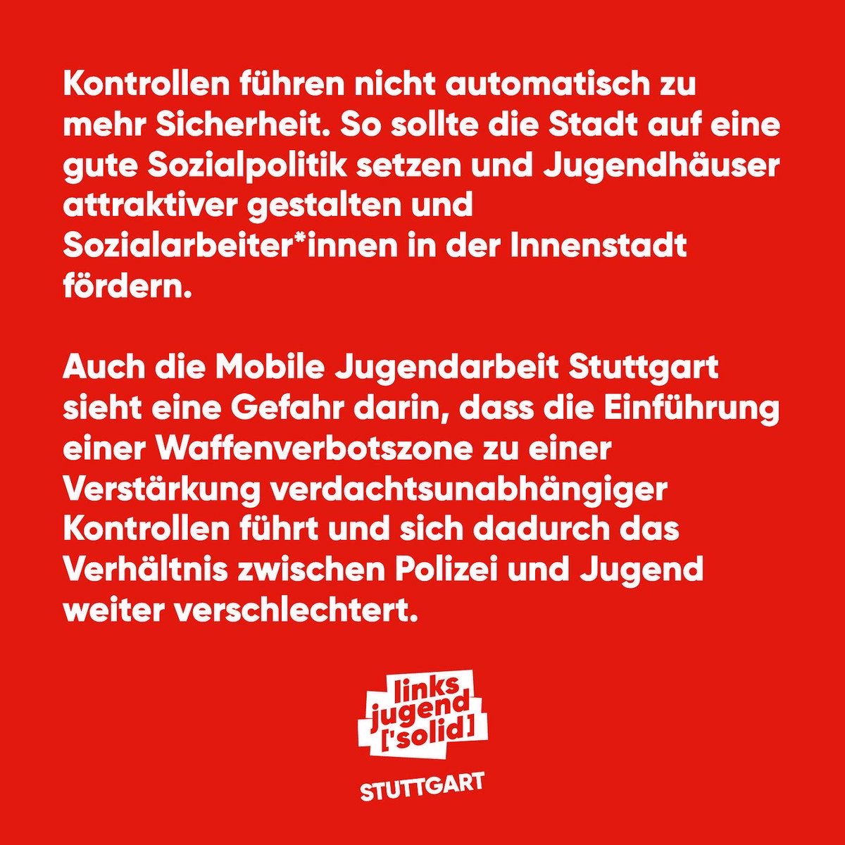 Linksjugend ['solid] Stuttgart tweet media
