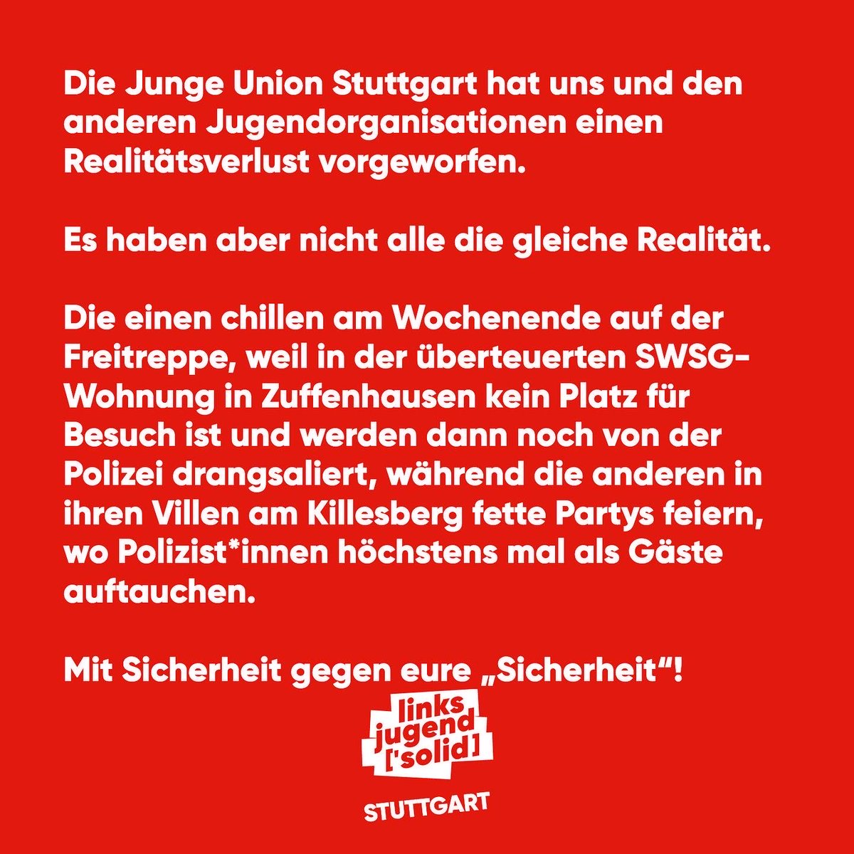 Linksjugend ['solid] Stuttgart tweet media