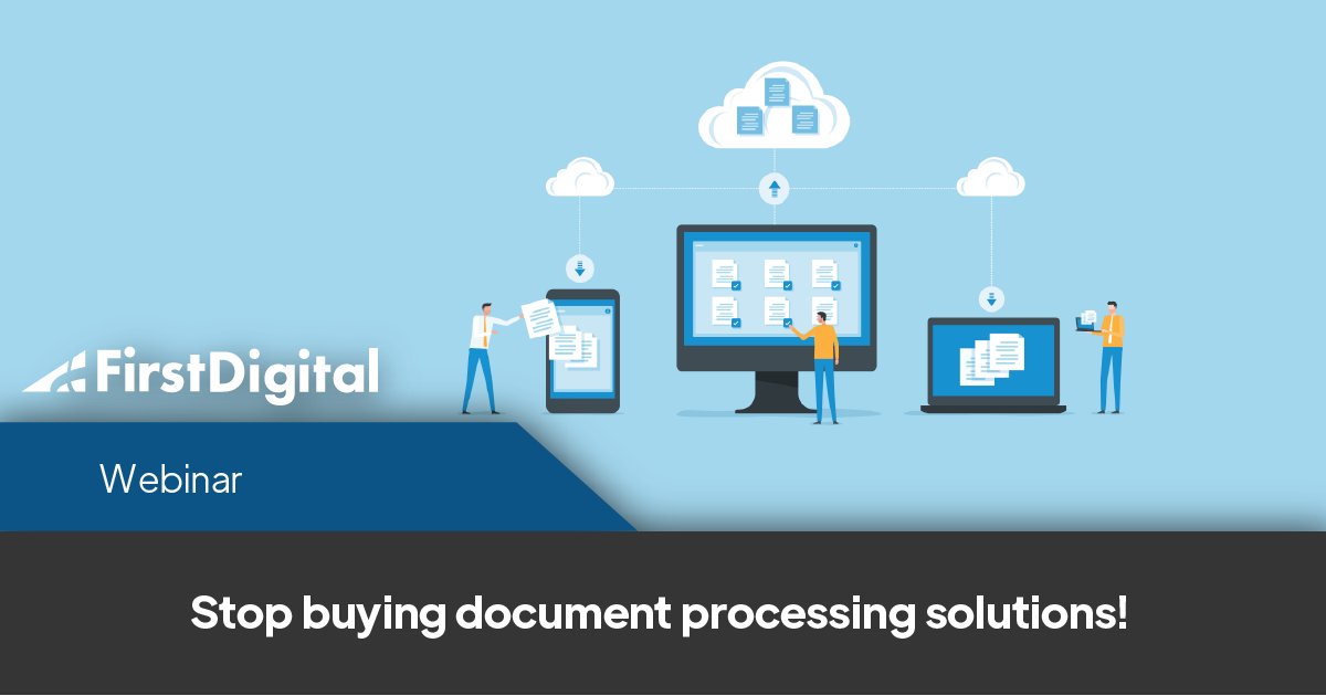 FirstTecDigital's tweet image. Many companies buy document processing capabilities over-and-over again. This is expensive, creates a disjointed experience and is a compliance risk. Join First Digital and KnowledgeLake to discuss how your company can avoid it.
firsttech.digital/webinars