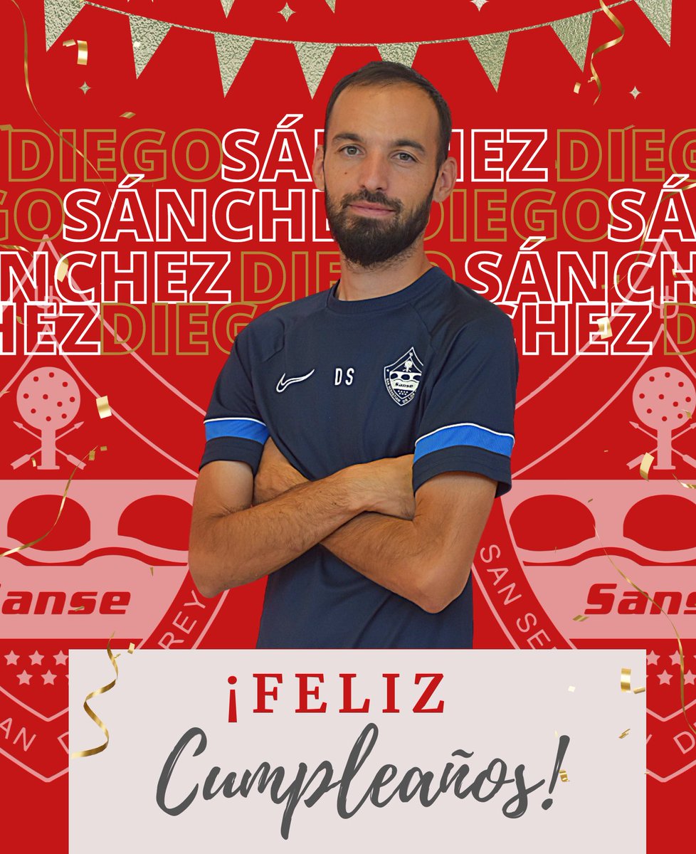 🎊 𝗖𝗨𝗠𝗣𝗟𝗘𝗔Ñ𝗢𝗦 𝗦𝗔𝗡𝗦𝗘𝗥𝗢 |

🥳Desde la UD Sanse queremos felicitar a @diegosan772 , segundo entrenador del primer equipo. Deseamos que disfrutes de tu día como mereces🎈

Feliz cumpleaños, 𝗗𝗶𝗲𝗴𝗼‼️🎁

#OhMiSanse🇵🇱